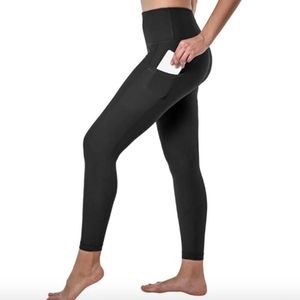 90 Degrees by Reflex black leggings side pockets S